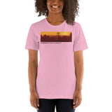 Sunset at Humphreys Peak Chairlift Short-Sleeve Ladies T-Shirt