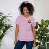 Sunset Pocket Logo Ladies T-Shirt